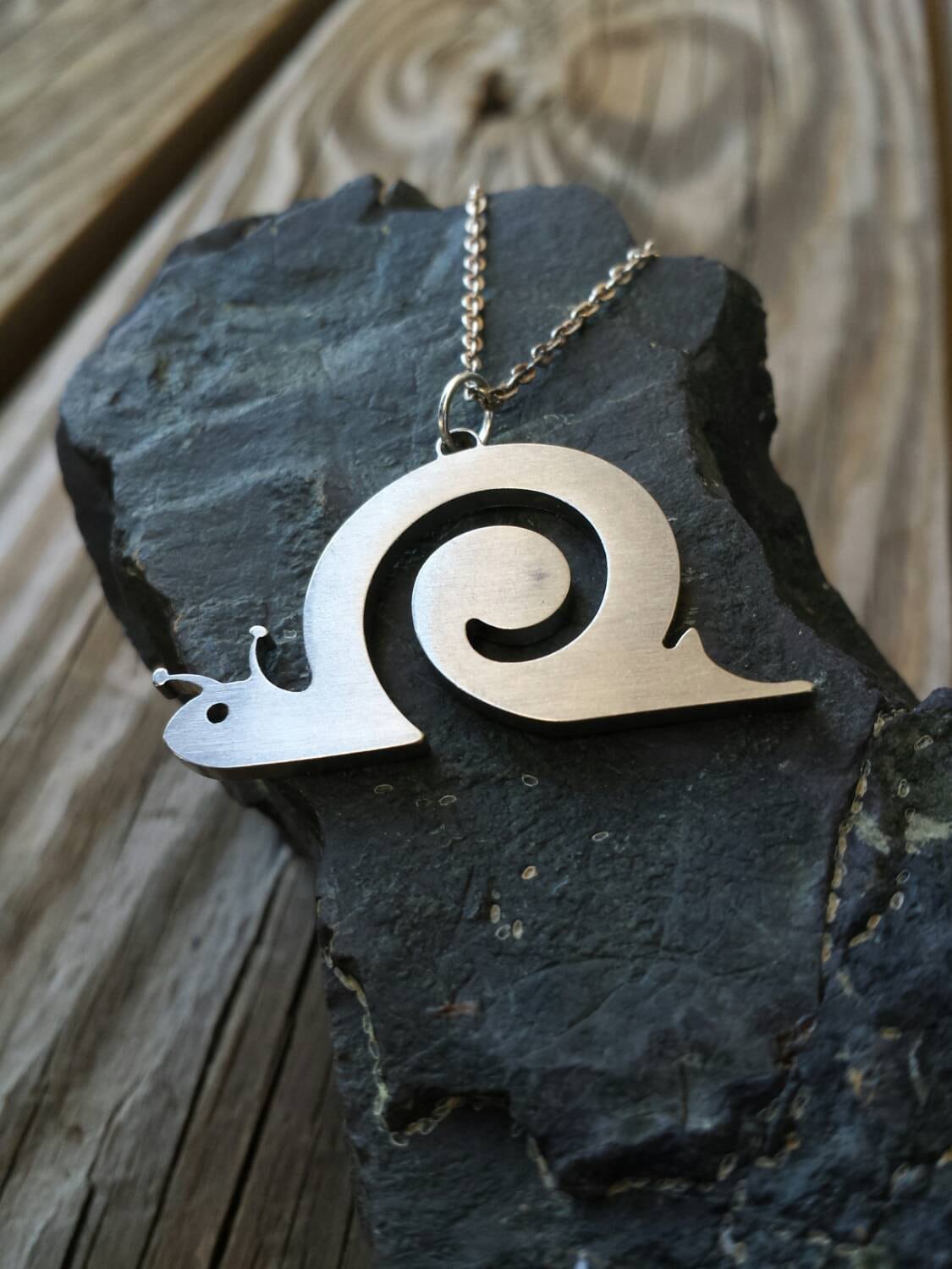 Schnecke Charm Kette von JenWillDesign