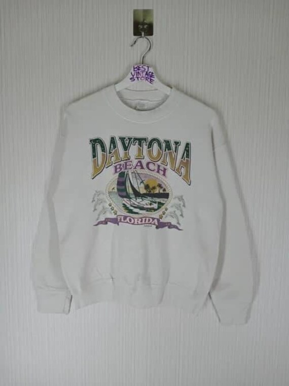 Selten Vintage 90Er Jahre Daytona Beach Florida Sweatshirt von Jengvintagestore