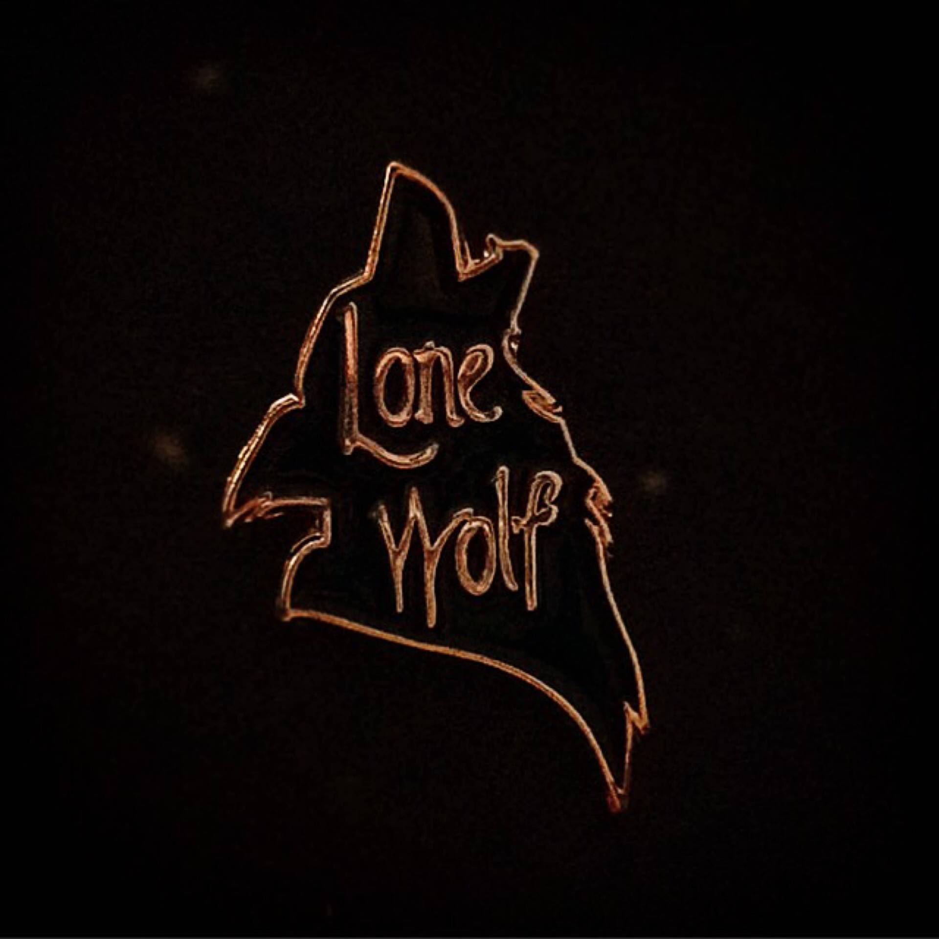 Lone Wolf Emaille Pin Lone Wolf Emaille Pin von JennaWhyte