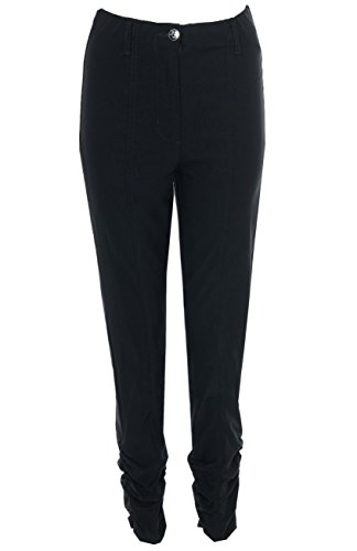 Jennifer Bryde Jennifer Bryde-Stretchhose-Jennifer-901-viele Farben-Schlupfhose-schmales, Gerafftes Bein- Bengaline, schwarz (52) von Jennifer Bryde