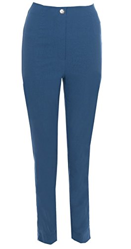 Jennifer Bryde-Stretchhose-Bella-850-viele Farben-Schlupfhose-schmales Bein-Bengaline Farbe: Bluette-Rauchblau (52) von Jennifer Bryde
