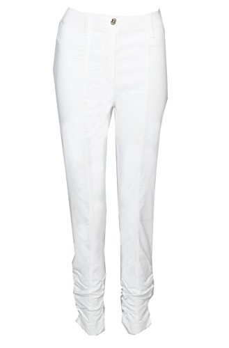 Jennifer Bryde Stretchhose-Jennifer 901-viele Farben-Schlupfhose-schmales, Gerafftes Bein- Bengaline, Farbe: Weiss (38) von Jennifer Bryde