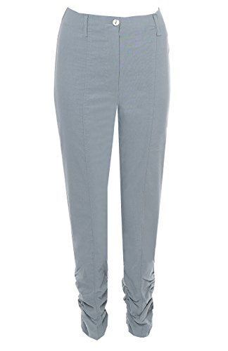 Jennifer Bryde Stretchhose-Jennifer 901-viele Farben-Schlupfhose-schmales, Gerafftes Bein- Bengaline, Farbe: grau (34) von Jennifer Bryde