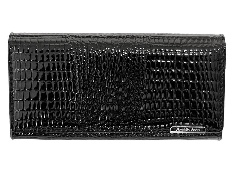 Jennifer Jones Bügelbörse Damen-RFID-Kroko-Design von Jennifer Jones