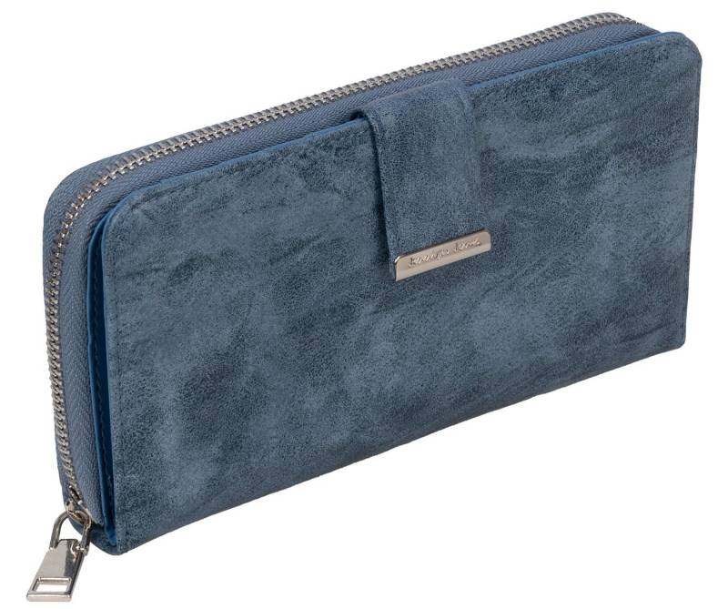 Jennifer Jones Geldbörse JENNIFER JONES XXL Damen Geldbörse Portemonnaie Clutch 19 Karten, Damen Geldbörse klappbar mit Reißverschluss Portemonnaie Geldbeutel von Jennifer Jones