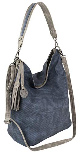 Jennifer Jones Modische Schultertasche Umhängetasche Großer Shopper (Blau) von J JONES JENNIFER JONES