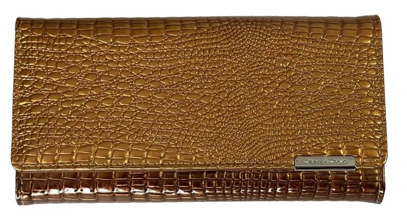 Jennifer Jones Bügelbörse Damen-RFID-Kroko-Design von Jennifer Jones