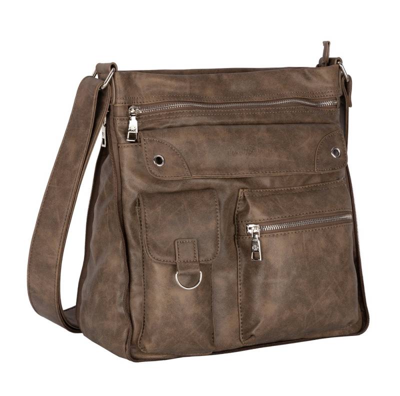 Jennifer Jones Umhängetasche Damen Tasche Schultertasche Umhängetasche Leder Optik Handtasche, als Schultertasche,Shopper,Handtasche tragbar von Jennifer Jones