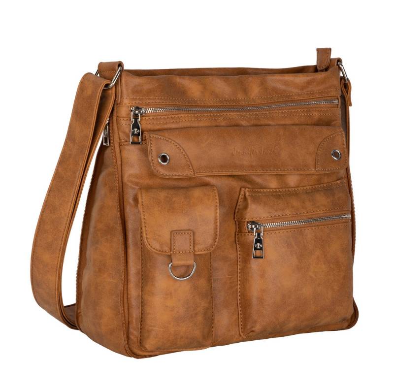 Jennifer Jones Umhängetasche Damen Tasche Schultertasche Umhängetasche Leder Optik Handtasche, als Schultertasche,Shopper,Handtasche tragbar von Jennifer Jones