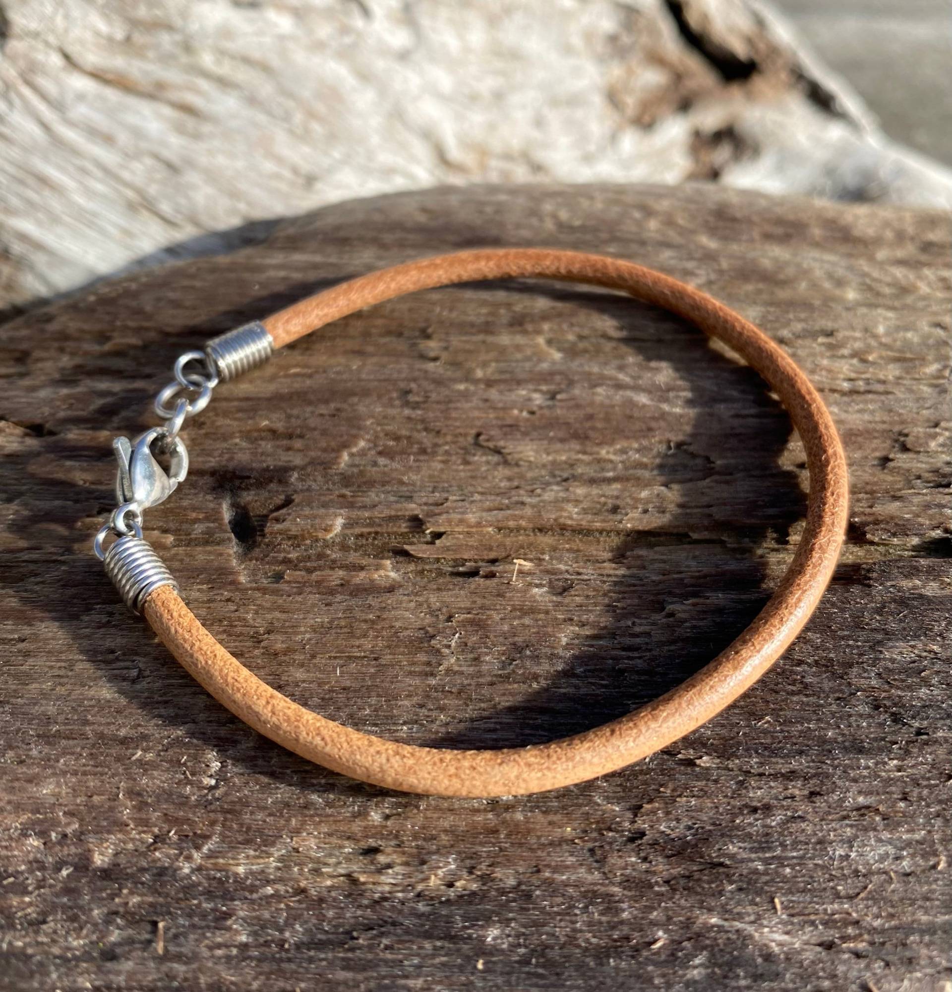 Echtes Lederband Armband, Armbänder Männer, Naturlederband Paare Freundschaftsarmbänder von JenniferJadeShop