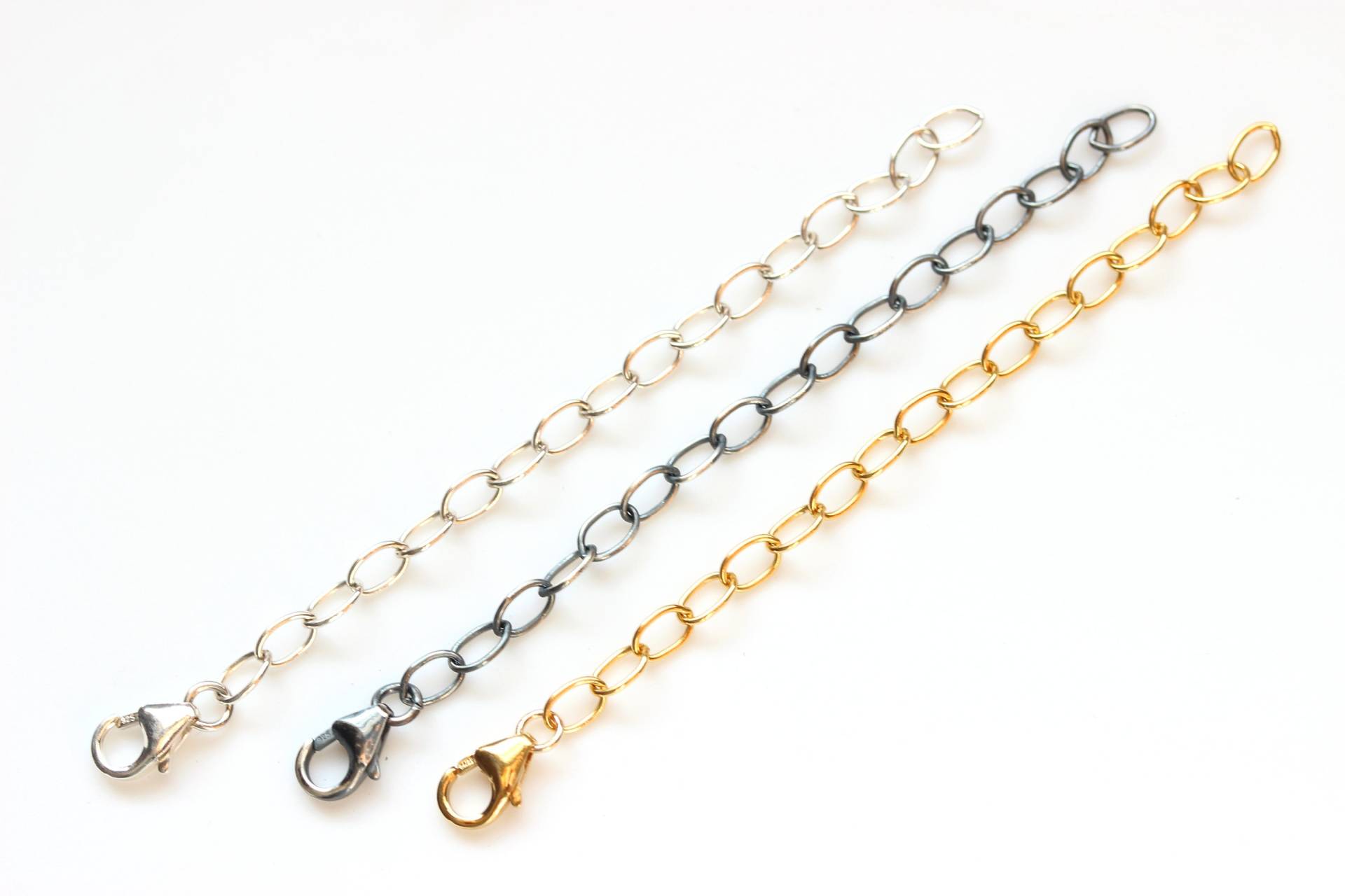 Verlängerungskette Aus Oxidiertem Silber Oder 14K Gold Fill von JenniferLynnJewelry