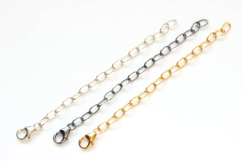 Verlängerungskette Aus Oxidiertem Silber Oder 14K Gold Fill von JenniferLynnJewelry