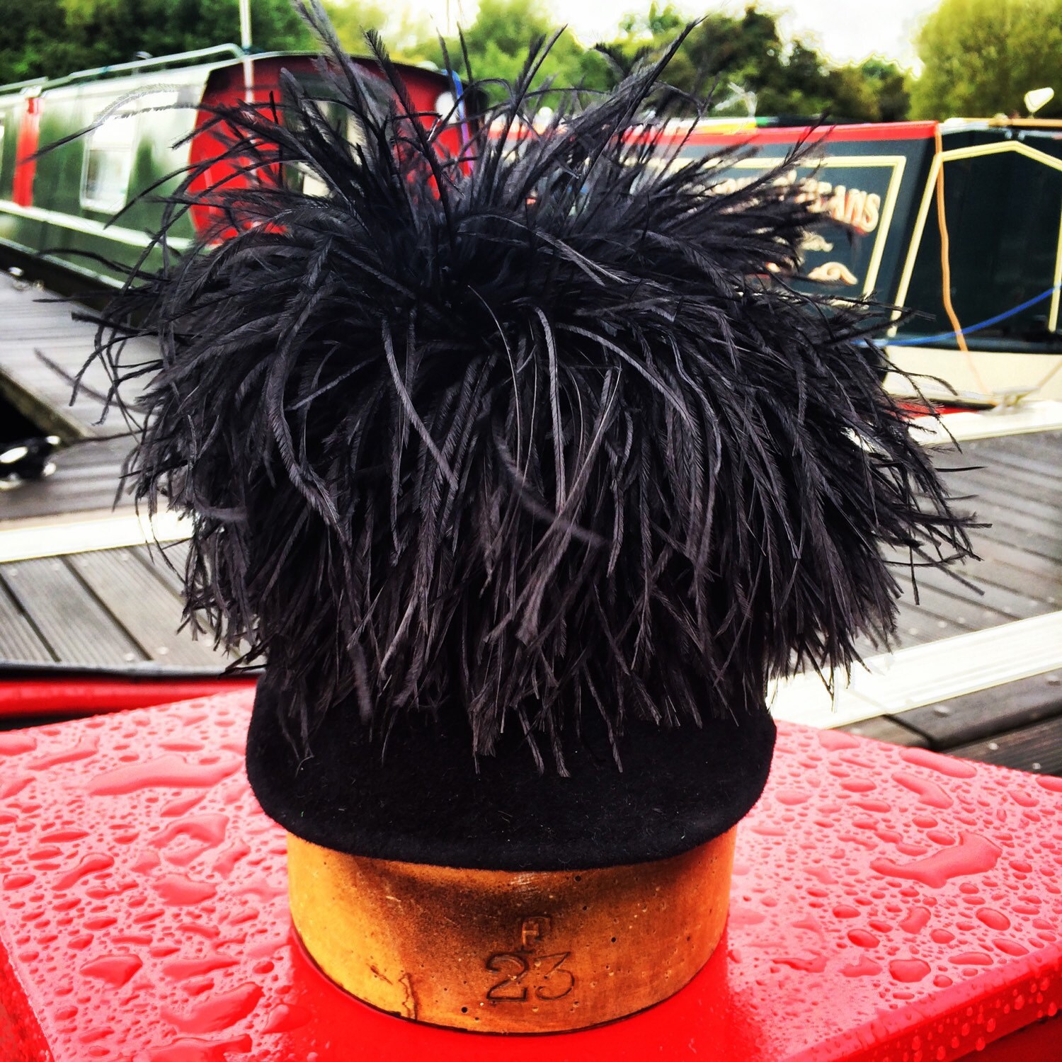 straußenfeder Reithut/Reitkappe von JenniferRMillinery