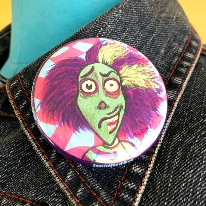 2" Knopf Jennifiedart Vincent von JennifiedArt