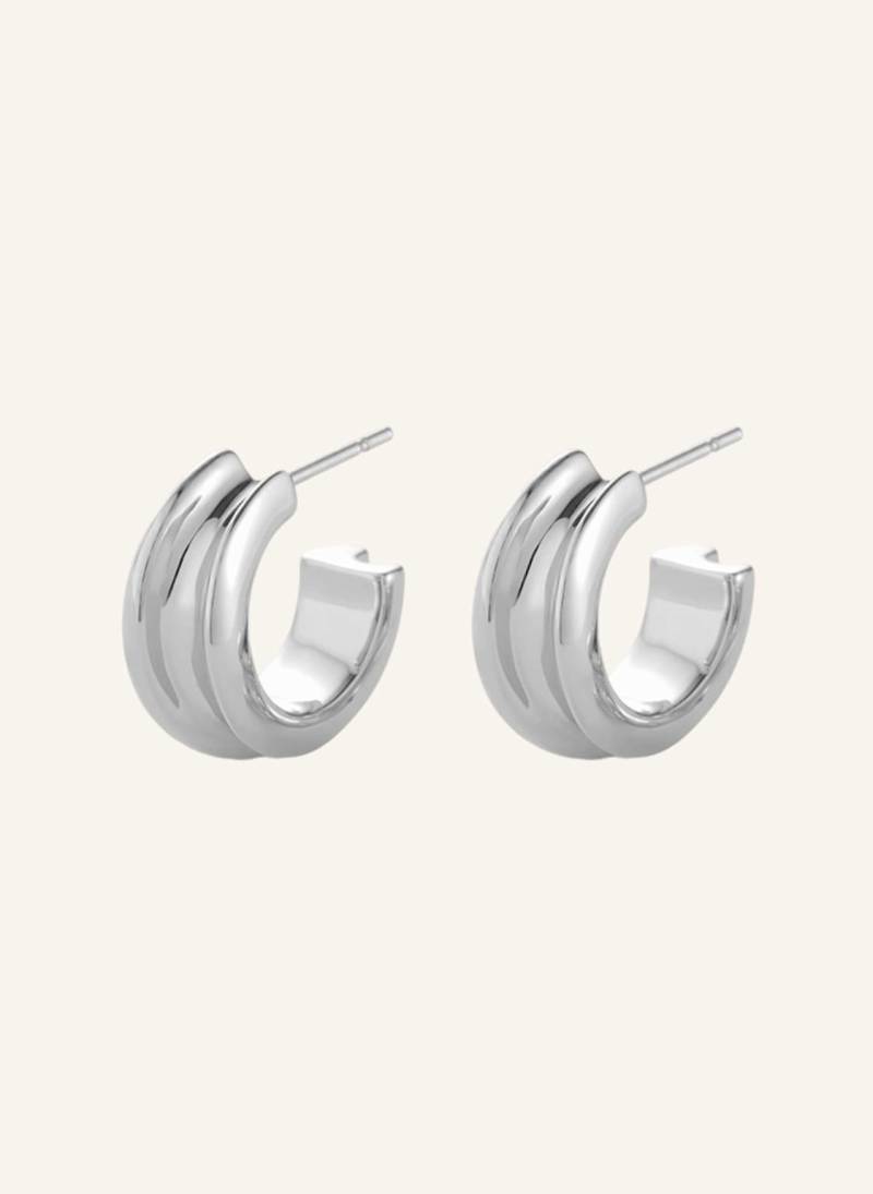 Jenny Bird Ohrringe Mini Lennon Hoops By Glambou silber von Jenny Bird