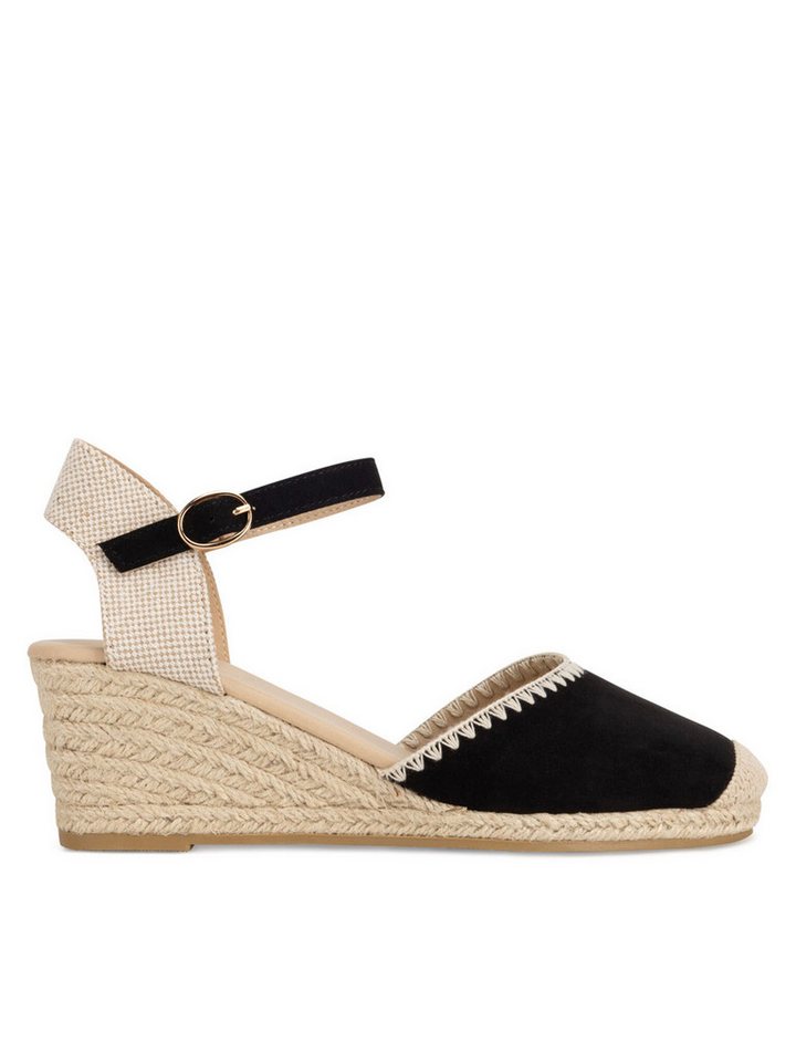 Jenny Fairy Jenny Fairy Espadrilles Damen WYL2610-1 Schwarz Espadrille von Jenny Fairy