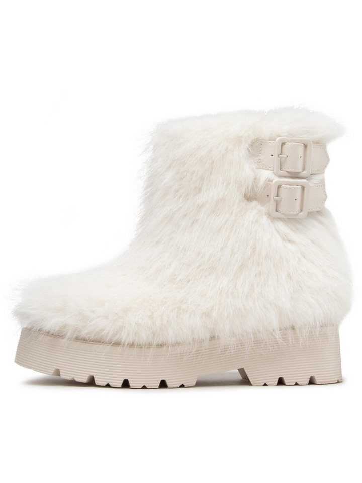 Jenny Fairy Jenny Fairy Schneeschuhe Damen APRES-WS01 Beige Alpinschuh von Jenny Fairy