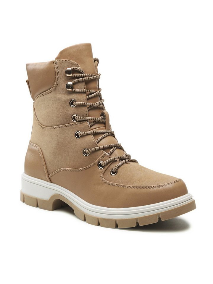Jenny Fairy Schnürstiefeletten WS5671-01 Camel Schnürstiefel von Jenny Fairy