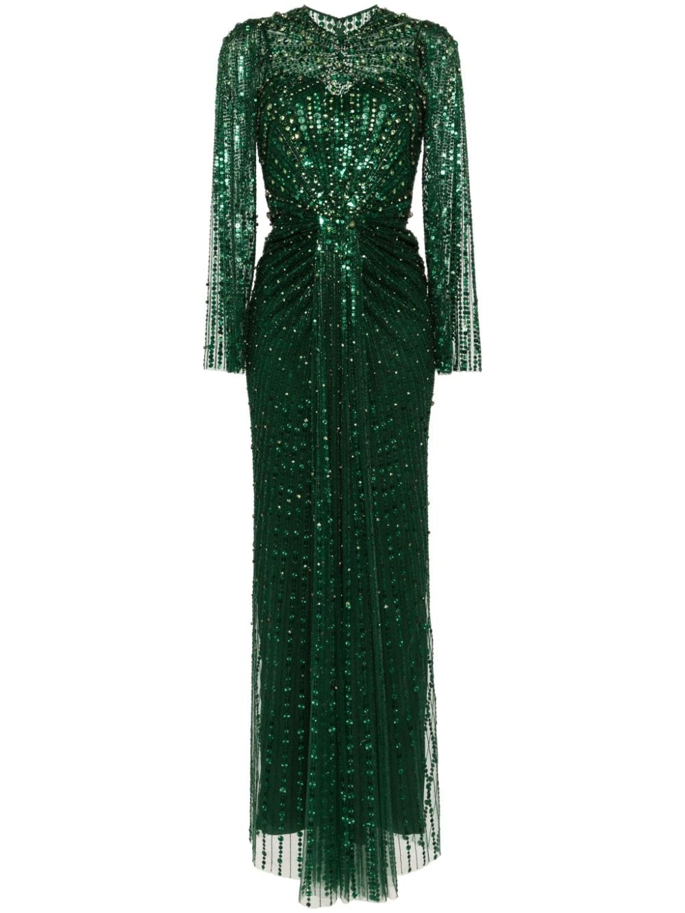 Jenny Packham Abendkleid mit Strassverzierung - Grün von Jenny Packham