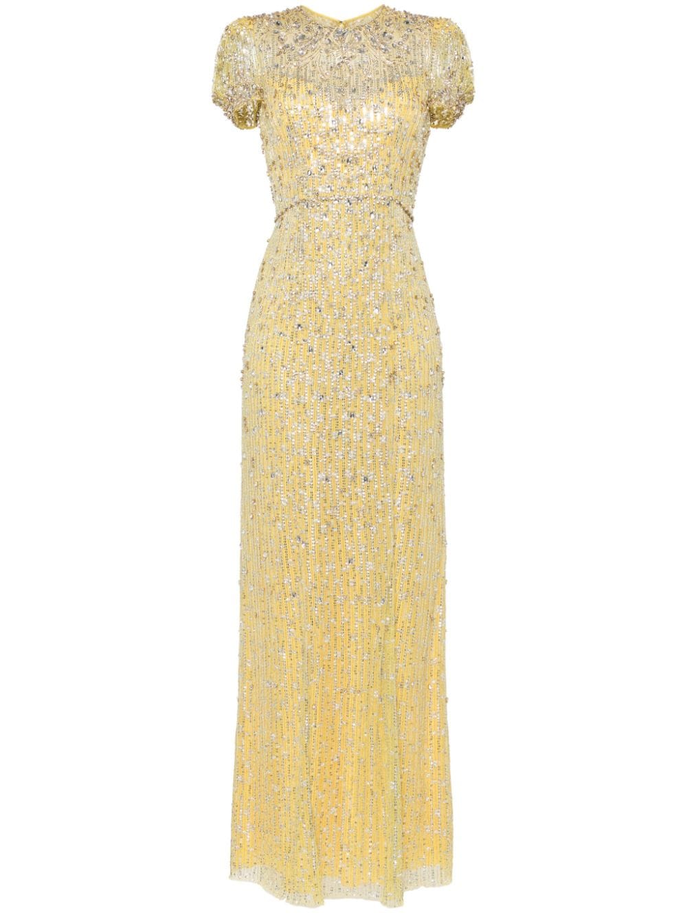 Jenny Packham Aster Kleid mit Kristallen - Gelb von Jenny Packham