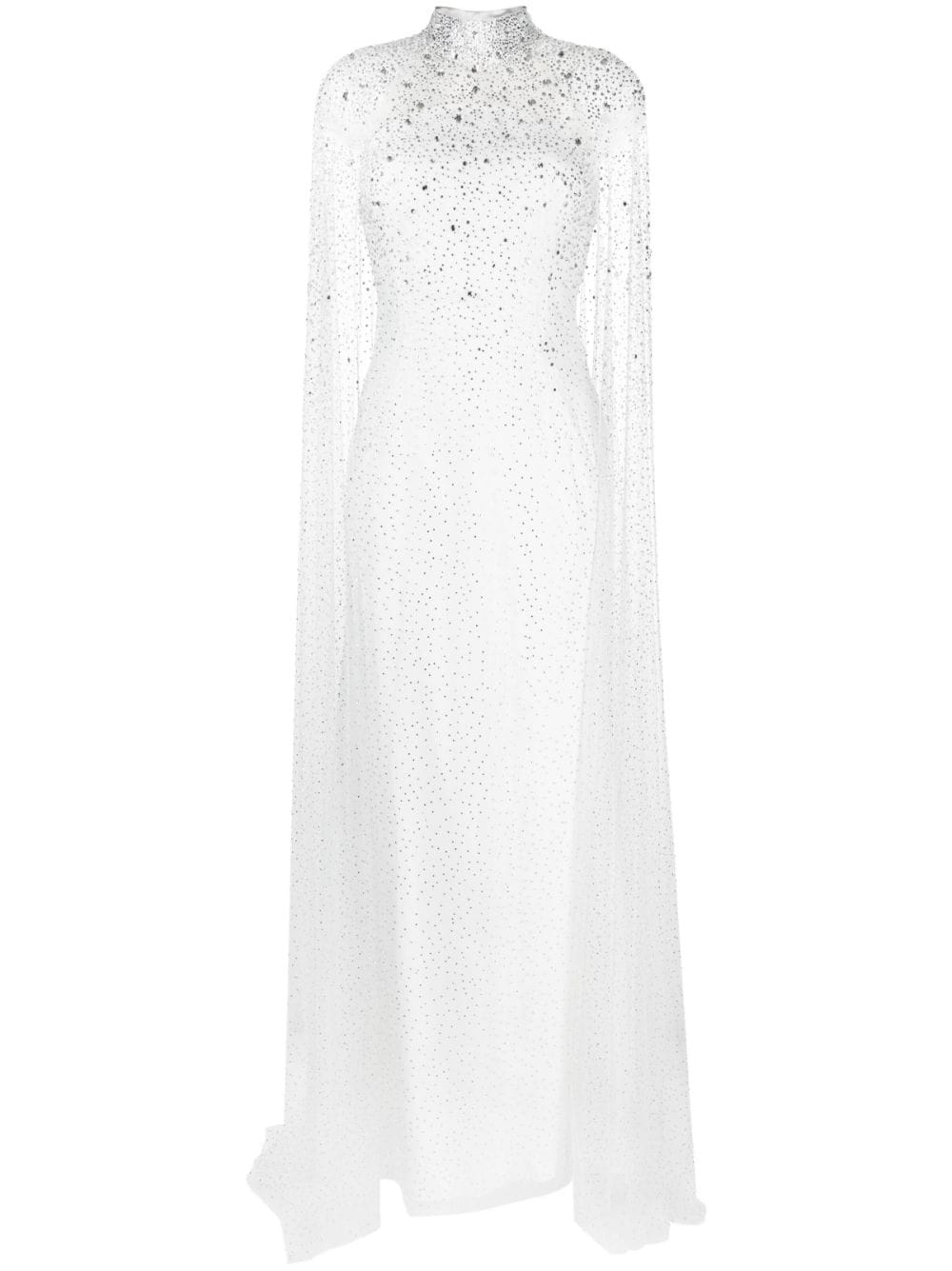 Jenny Packham Kristallverziertes Abendkleid - Weiß von Jenny Packham