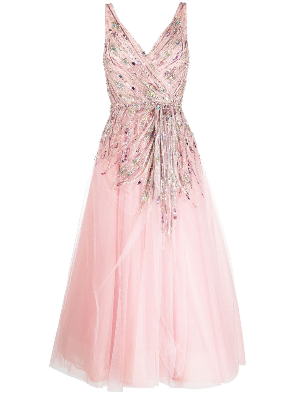 Jenny Packham Jane Midikleid mit Kristallen - Rosa von Jenny Packham