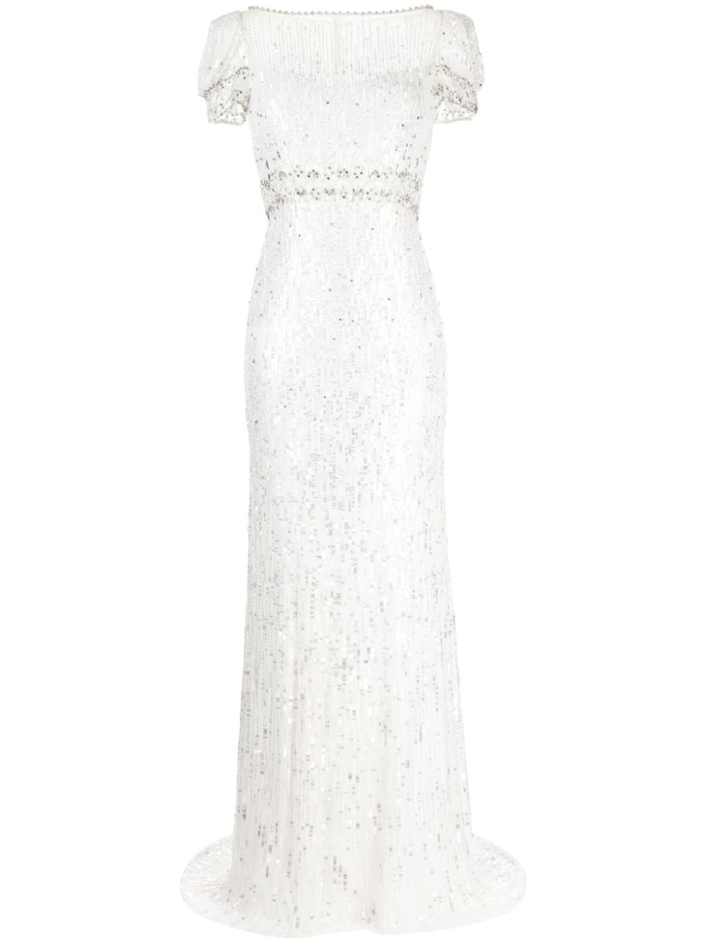 Jenny Packham Kleid mit Pailletten - Nude von Jenny Packham