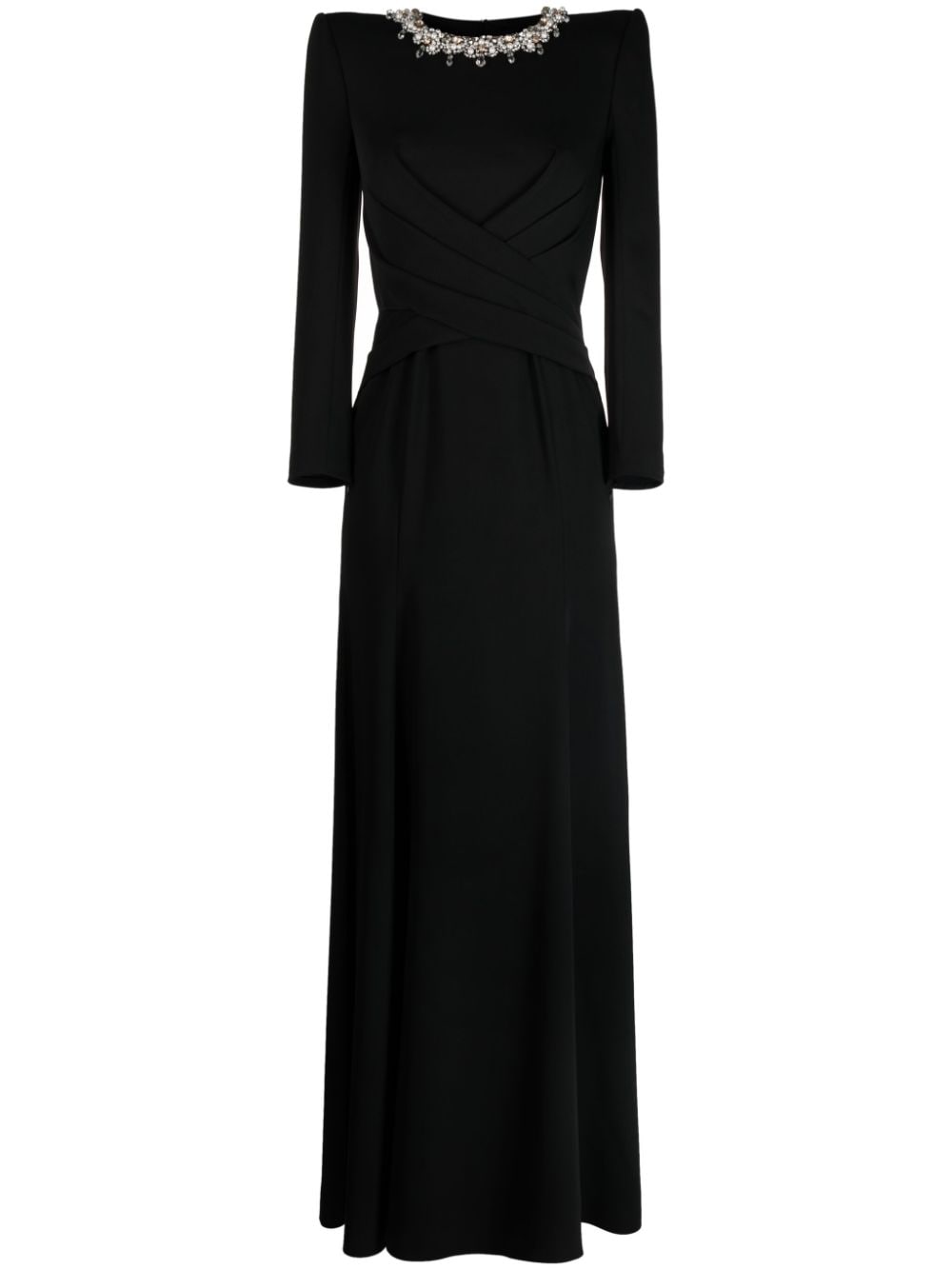 Jenny Packham Kristallverziertes Abendkleid - Schwarz von Jenny Packham