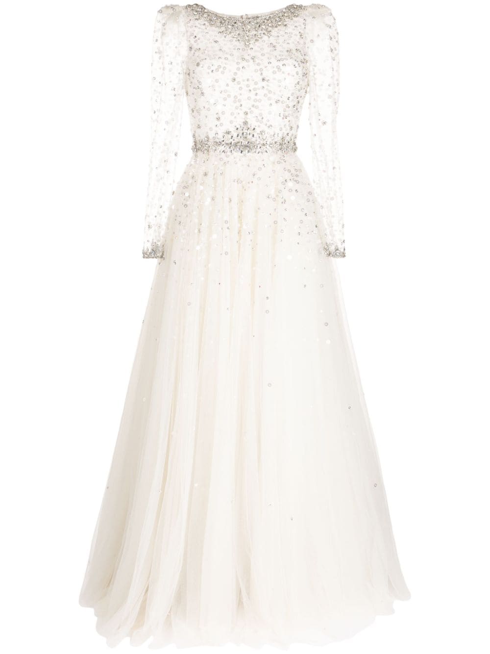 Jenny Packham Kristallverziertes Kuda Abendkleid - Weiß von Jenny Packham