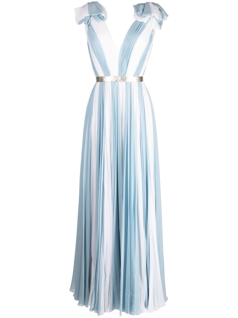 Jenny Packham Laguna Maxikleid aus Seide - Blau von Jenny Packham