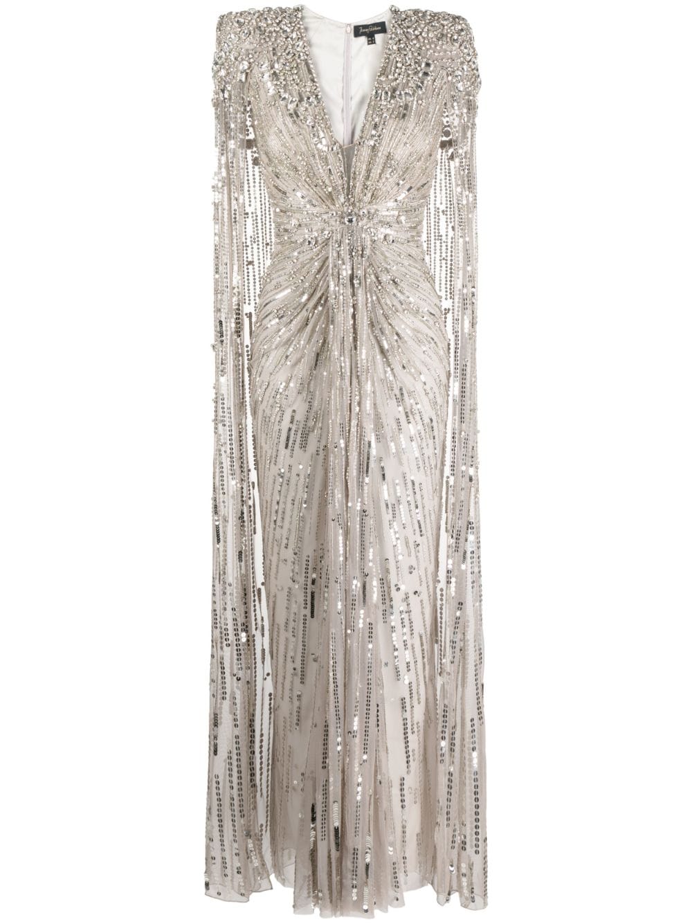 Jenny Packham Lotus Lady Abendkleid - Grau von Jenny Packham