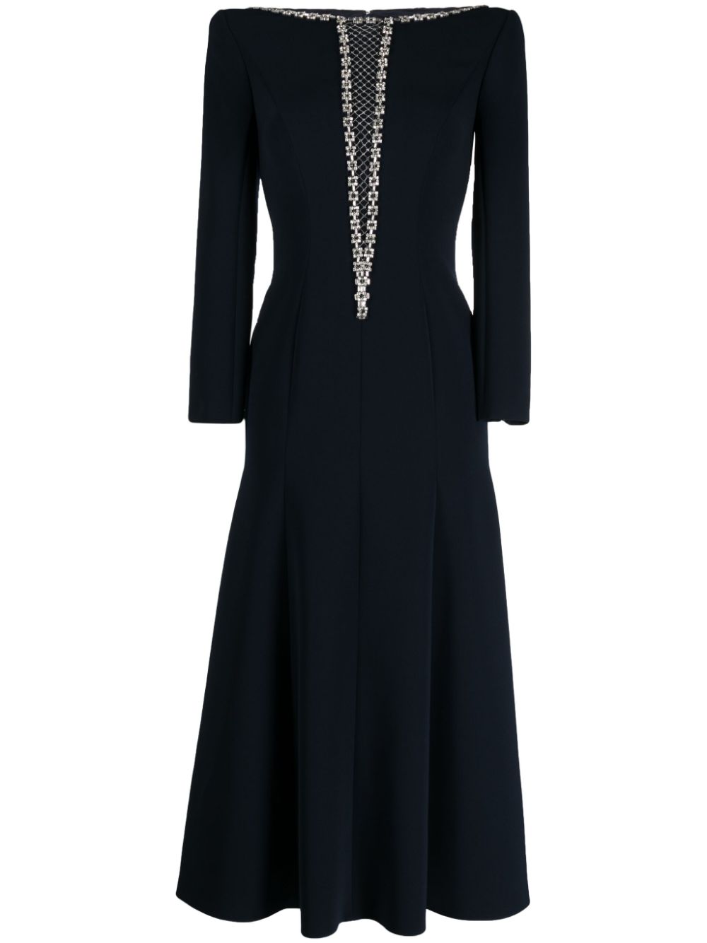 Jenny Packham Vera Kleid mit Kristallverzierung - Blau von Jenny Packham