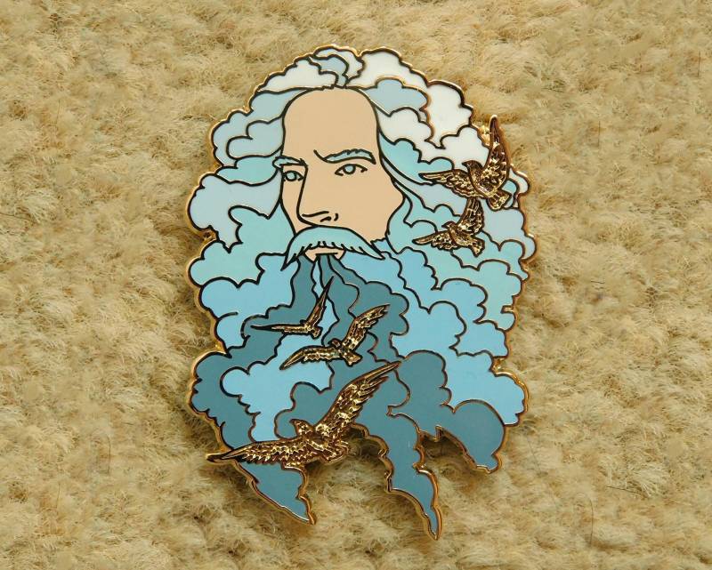 Manwe - Hartemaille Pin Manwe - Hartemaille Pin von JennyDolfenArt
