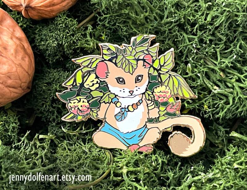 The Druid | Dungeons & Siebenschläfer - Hartemaille Pin The Druid | Dungeons & Siebenschläfer - Hartemaille Pin von JennyDolfenArt