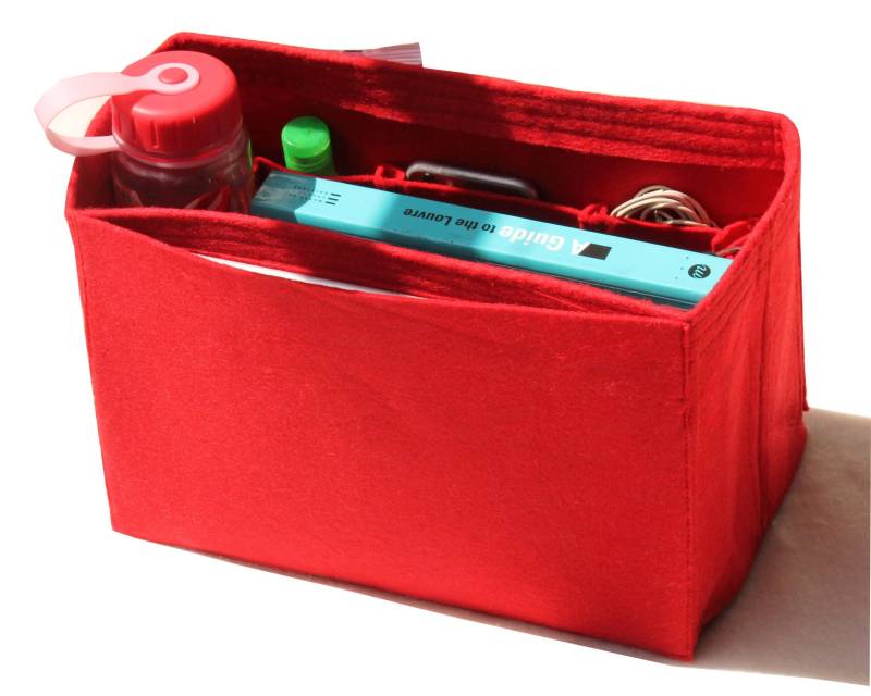 Anpassbare Tasche Organizer | W/Milch Wasser Flaschenhalter Tote Filz Geldbörse Insert Kosmetik Make-Up Windel Handtasche Habseligkeiten von JennyKrafts