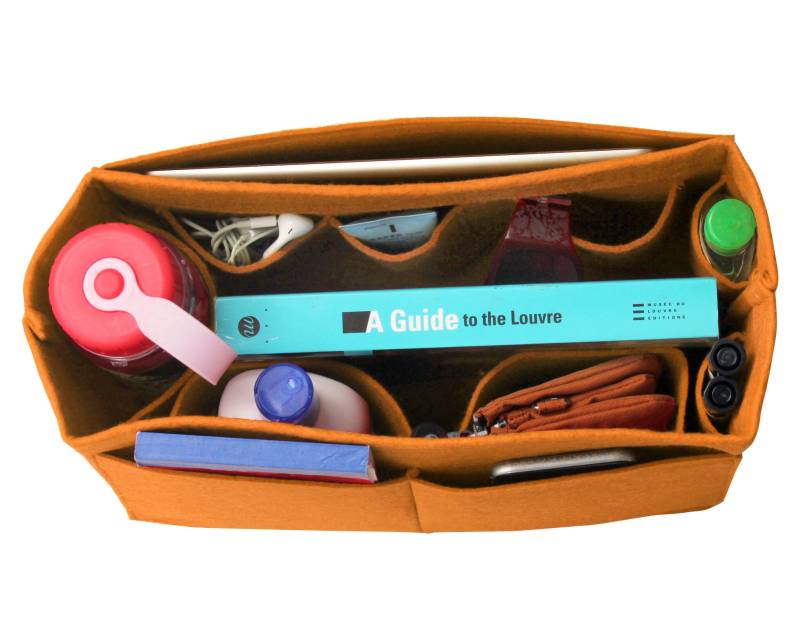 Anpassbare Tasche Organizer | W/Milch Wasser Flaschenhalter Tote Filz Geldbörse Insert Kosmetik Make-Up Windel Handtasche Habseligkeiten von JennyKrafts