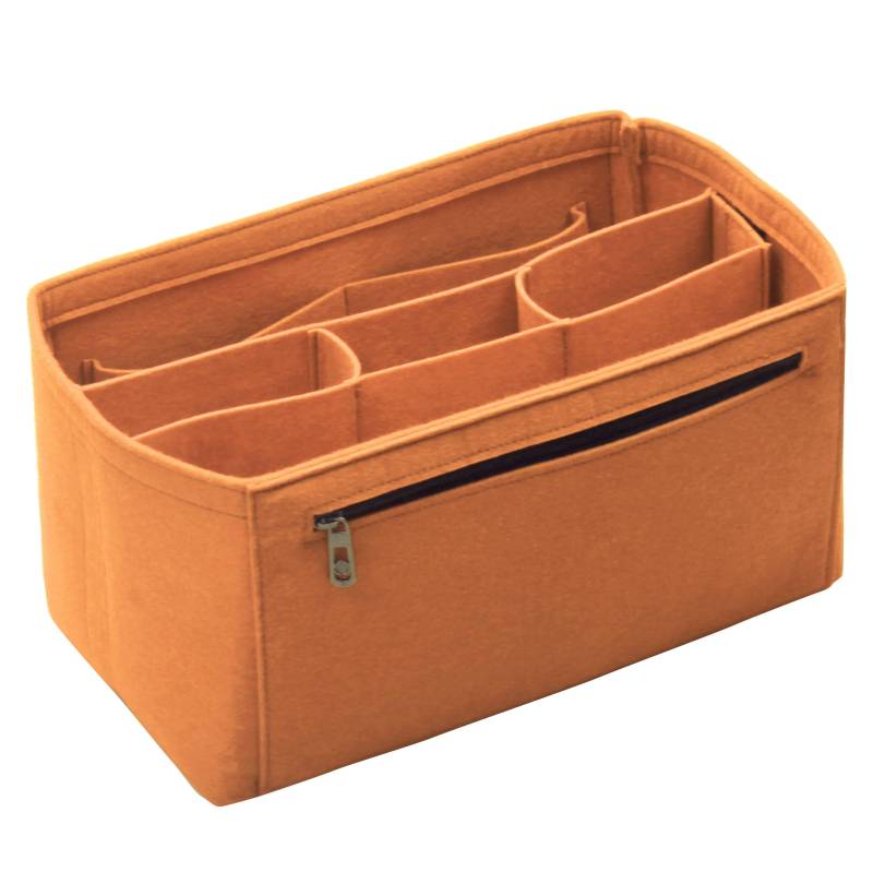 Anpassbarer Geldbörsen-Organizer | W/Abnehmbarer Fächer Filz-Geldbeutel-Einsatz Kosmetik-Make-Up-Handtasche Mit Reißverschluss von JennyKrafts