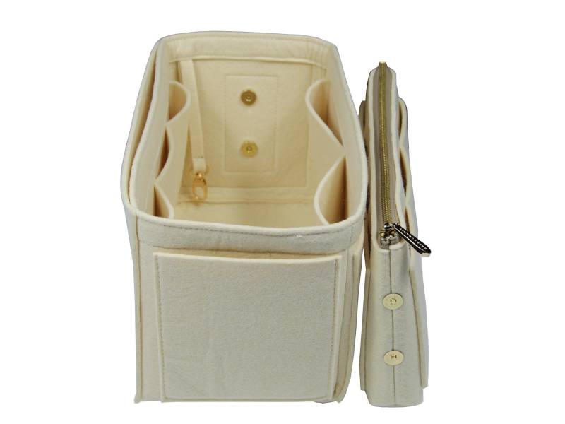 Anpassbarer Organizer | 3 Mm Filz, Abnehmbarer Beutel Mit Metall-Reißverschluss, Tote Geldbörse Insert, Kosmetik Make-Up Windel Handtasche Tasche von JennyKrafts