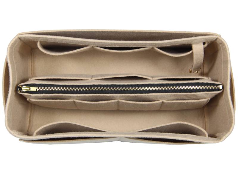 Anpassbarer Organizer | 3 Mm Filz, Abnehmbarer Beutel Mit Metall-Reißverschluss, Tote Geldbörse Insert, Kosmetik Make-Up Windel Handtasche Tasche von JennyKrafts