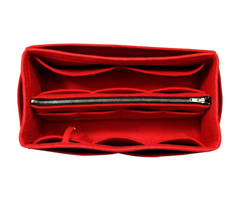 Anpassbarer Organizer | 3 Mm Filz, Abnehmbarer Beutel Mit Metall-Reißverschluss, Tote Geldbörse Insert, Kosmetik Make-Up Windel Handtasche von JennyKrafts