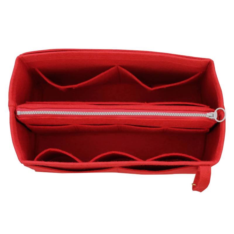 Anpassbarer Organizer | Mit Abnehmbarer Reißverschlusstasche, Tragefilz-Geldbeuteleinsatz, Kosmetik-Make-Up-Windelhandtasche, Reißverschlusstasche von JennyKrafts