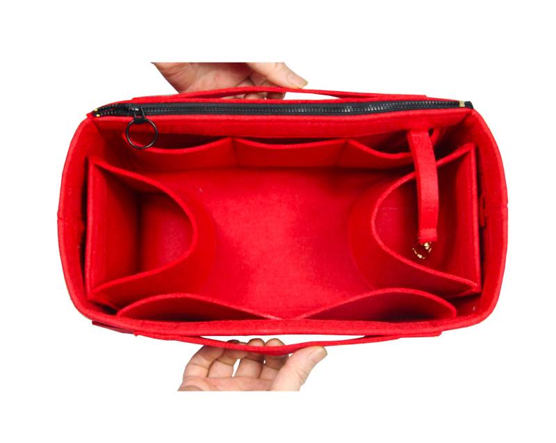 Anpassbarer Organizer | Unsichtbare Griffe, Schlüsselanhänger Haken, Abnehmbarer Flaschenhalter Tote Purse Insert Kosmetik Make-Up Windeltasche von JennyKrafts