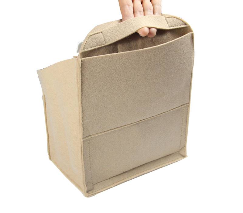 Anpassbarer Rucksack-Organisator-Filzeinsatz | Abgerundetes Oberteil Mit Griff, Reisetasche-Geldbeutel-Tote-Former-Mama-Tasche von JennyKrafts