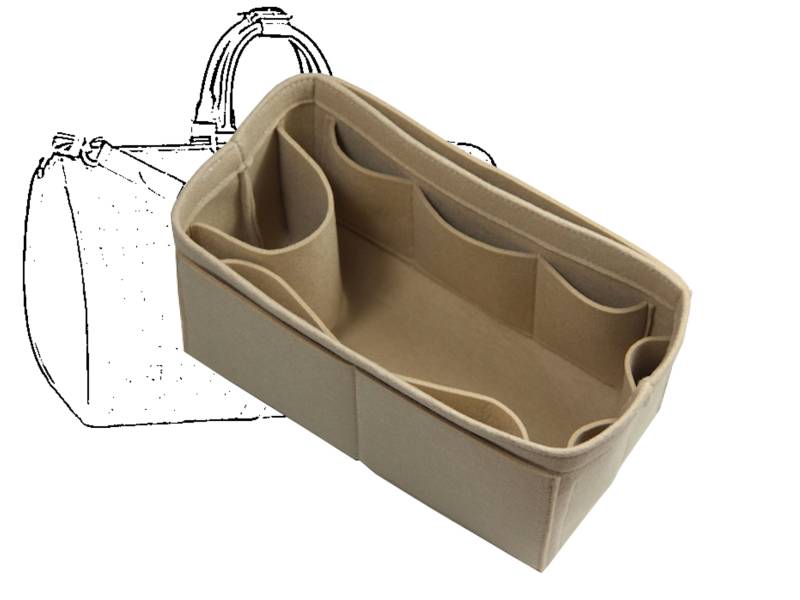 Für [Keepall 35 45 50 55 60] Organizer | 3 Mm Filz, Flaschenhalter, Tote Geldbörse Insert Liner Duffel Bag von JennyKrafts