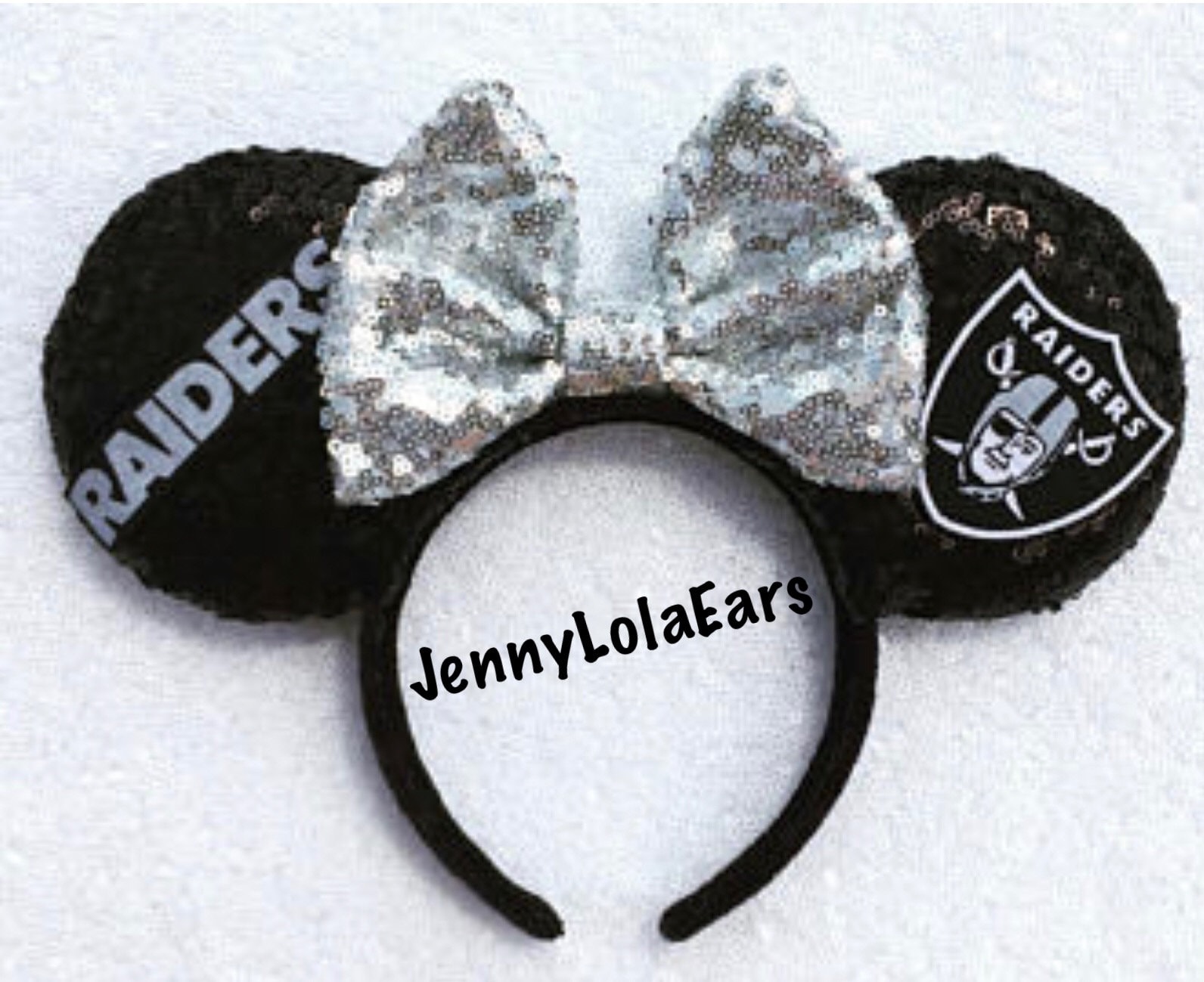 Oakland Raiders Inspiriert Minnie Maus Mickey Ohren Oakland Raiders Inspiriert Minnie Maus Mickey Ohren von JennyLolaEars