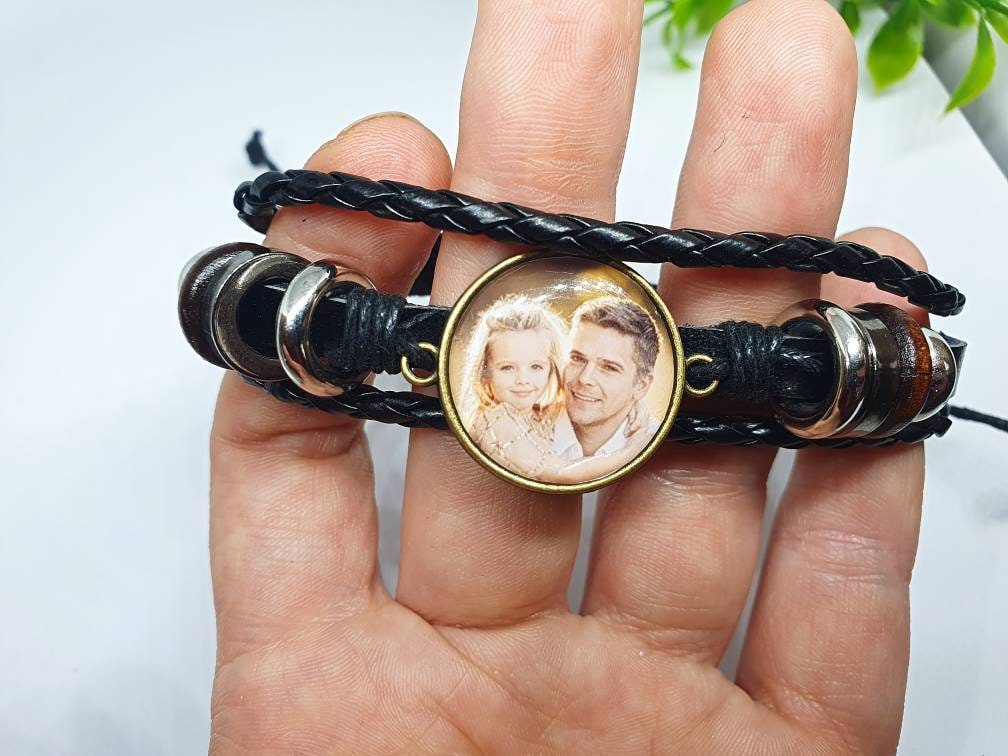 Personalisiertes Fotoarmband, Erinnerungsarmband, Personalisiertes Armband Mit Bild von JennysShopGifts