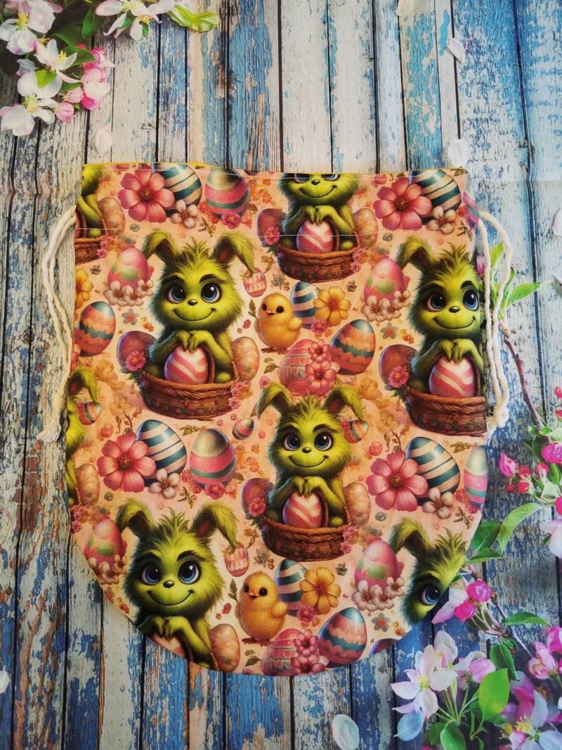 Genähte Projektasche Handmade Stricken Socken Projektbeutel Spinnen Fasertasche Spielzeug Beutel Brotbeutel Sockensäckche von JennysWollkistchen