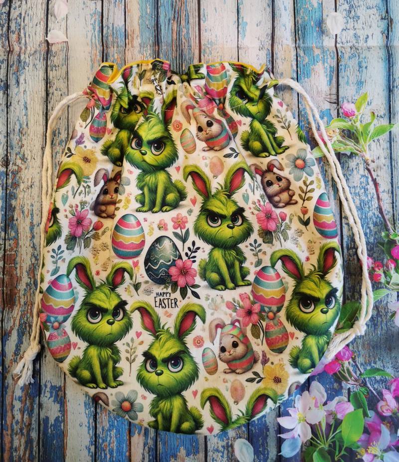 Genähte Projektasche Handmade Stricken Socken Projektbeutel Spinnen Fasertasche Spielzeug Beutel Brotbeutel Sockensäckche von JennysWollkistchen