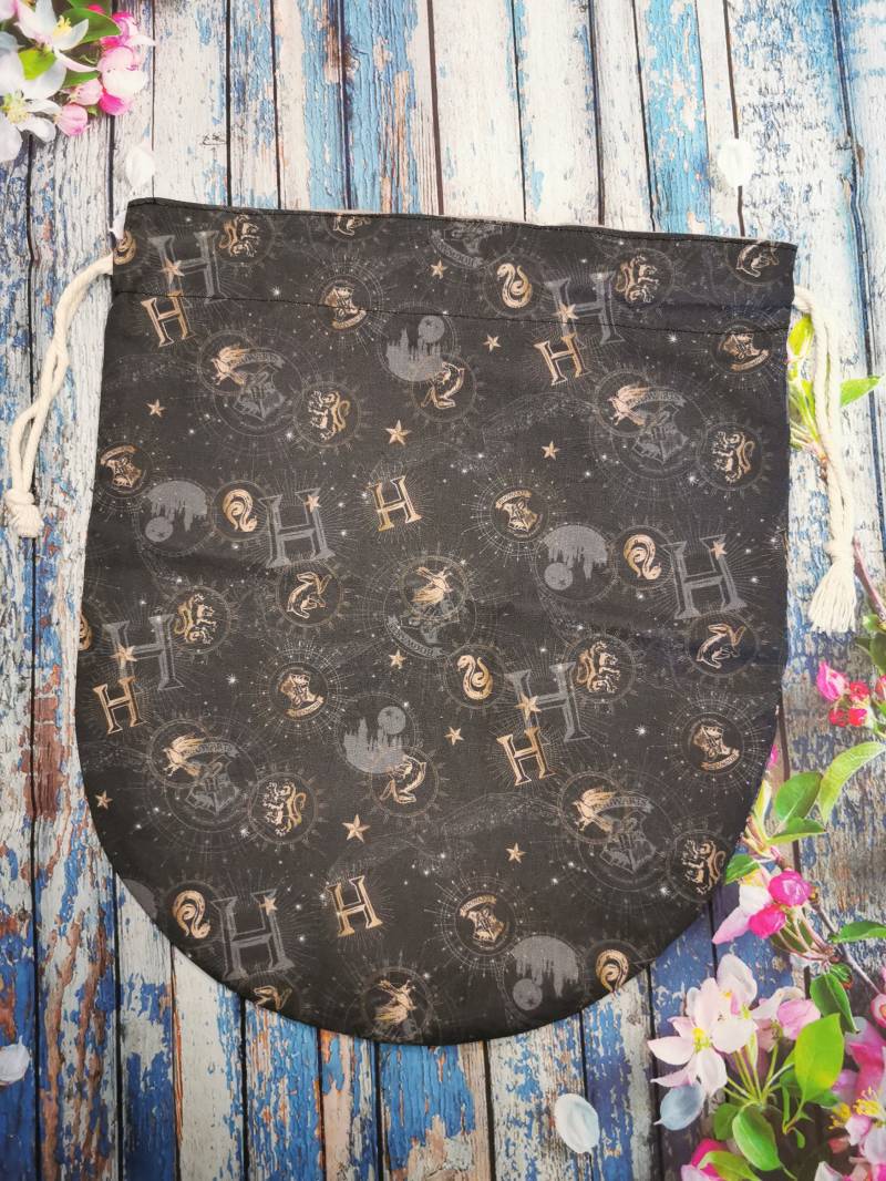 Genähte Projektasche Handmade Stricken Socken Projektbeutel Spinnen Fasertasche Spielzeug Beutel Brotbeutel von JennysWollkistchen