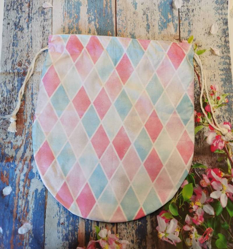 Genähte Projektasche Handmade Stricken Socken Projektbeutel Spinnen Fasertasche Spielzeug Beutel Brotbeutel von JennysWollkistchen